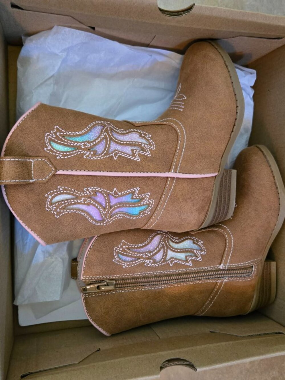 Sugar girls cowboy boots size 7 new in box